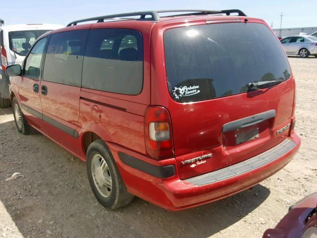 1GNDX03E1WD333675 - 1998 CHEVROLET VENTURE RED photo 3