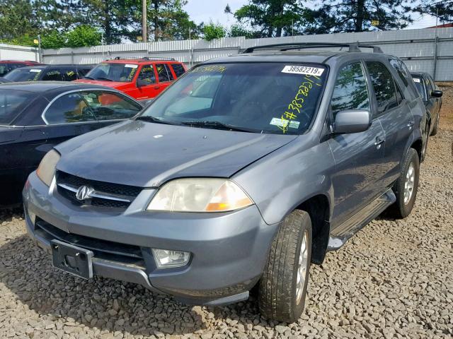 2HNYD18892H503347 - 2002 ACURA MDX TOURIN GRAY photo 2