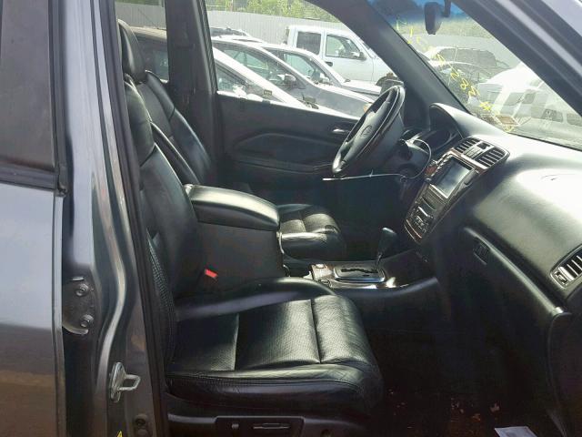 2HNYD18892H503347 - 2002 ACURA MDX TOURIN GRAY photo 5