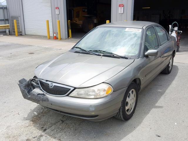 1MEFM6535XK616634 - 1999 MERCURY MYSTIQUE G GRAY photo 2