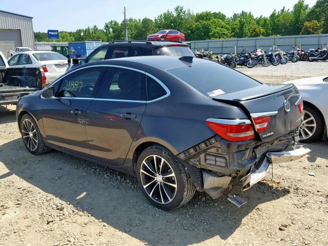 1G4PW5SK0G4158393 - 2016 BUICK VERANO SPO GRAY photo 3