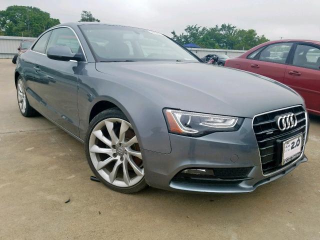 WAULFAFR0EA006984 - 2014 AUDI A5 PREMIUM GRAY photo 1