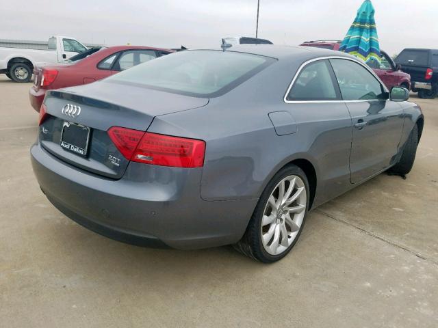 WAULFAFR0EA006984 - 2014 AUDI A5 PREMIUM GRAY photo 4