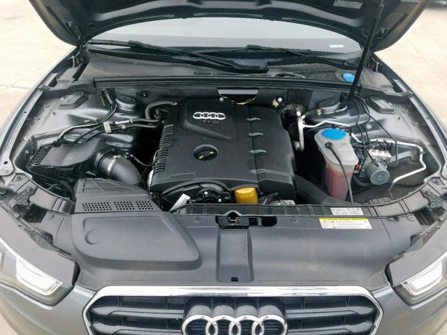 WAULFAFR0EA006984 - 2014 AUDI A5 PREMIUM GRAY photo 7