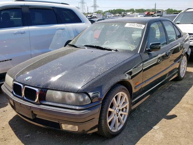 WBACD4321VAV53678 - 1997 BMW 328 I AUTO BLACK photo 2