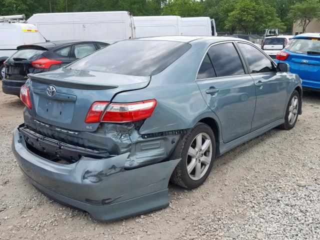 4T1BE46K09U815259 - 2009 TOYOTA CAMRY BASE GREEN photo 4