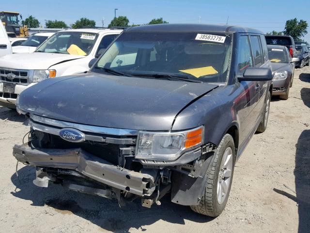 2FMDK51C79BA26054 - 2009 FORD FLEX SE GRAY photo 2