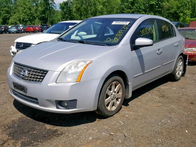 3N1AB61E37L701823 - 2007 NISSAN SENTRA 2.0 SILVER photo 2