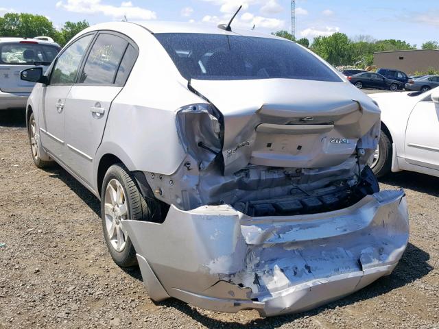 3N1AB61E37L701823 - 2007 NISSAN SENTRA 2.0 SILVER photo 3