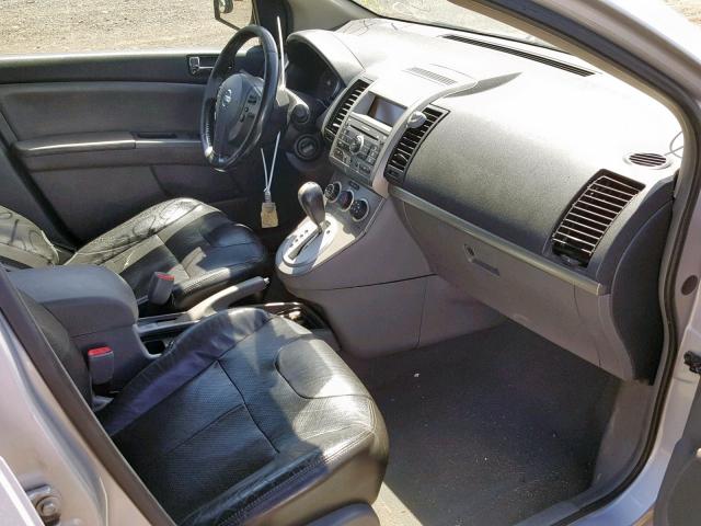 3N1AB61E37L701823 - 2007 NISSAN SENTRA 2.0 SILVER photo 5