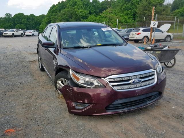 1FAHP2EW7BG101589 - 2011 FORD TAURUS SEL BURGUNDY photo 1