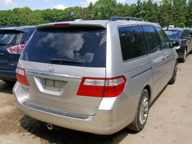 5FNRL38887B040302 - 2007 HONDA ODYSSEY TO SILVER photo 4