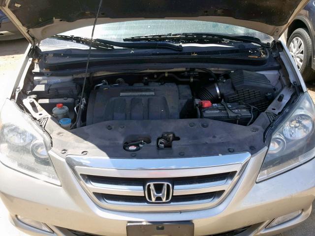 5FNRL38887B040302 - 2007 HONDA ODYSSEY TO SILVER photo 7