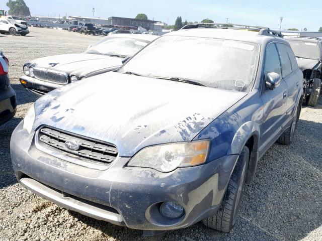 4S4BP86CX74308358 - 2007 SUBARU LEGACY OUT BLUE photo 2