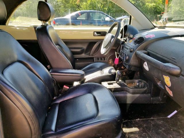 3VWRF31Y36M321478 - 2006 VOLKSWAGEN NEW BEETLE Sarı foto 5