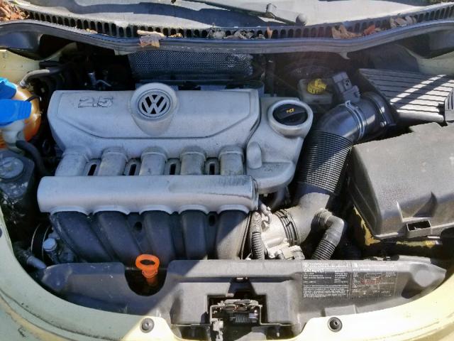 3VWRF31Y36M321478 - 2006 VOLKSWAGEN NEW BEETLE Sarı foto 7