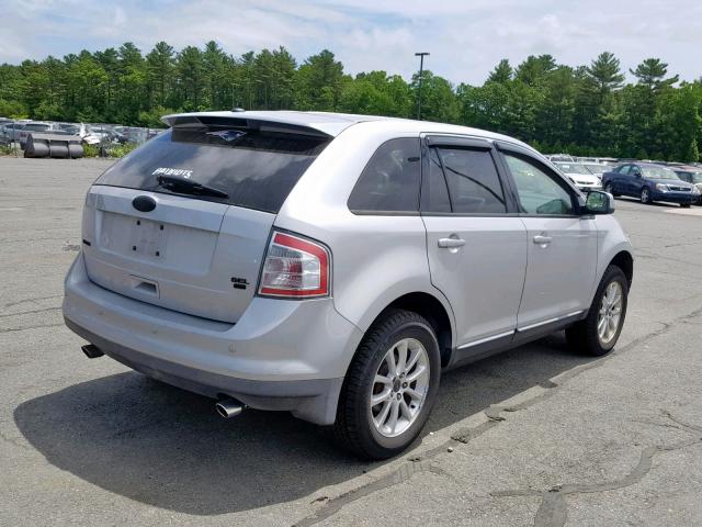 2FMDK48C99BA44989 - 2009 FORD EDGE SEL BLUE photo 4