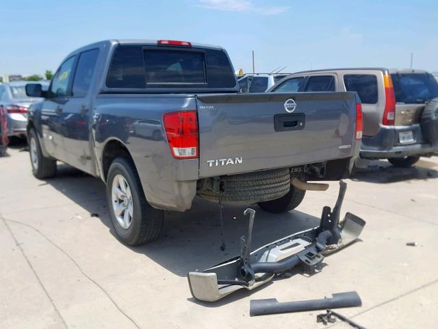 1N6BA0EK3EN505909 - 2014 NISSAN TITAN S GRAY photo 3