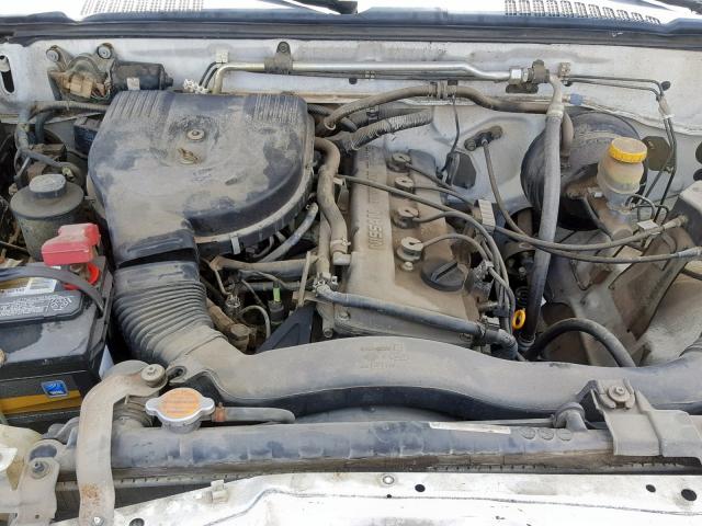 1N6DD21S6WC336662 - 1998 NISSAN FRONTIER X WHITE photo 7