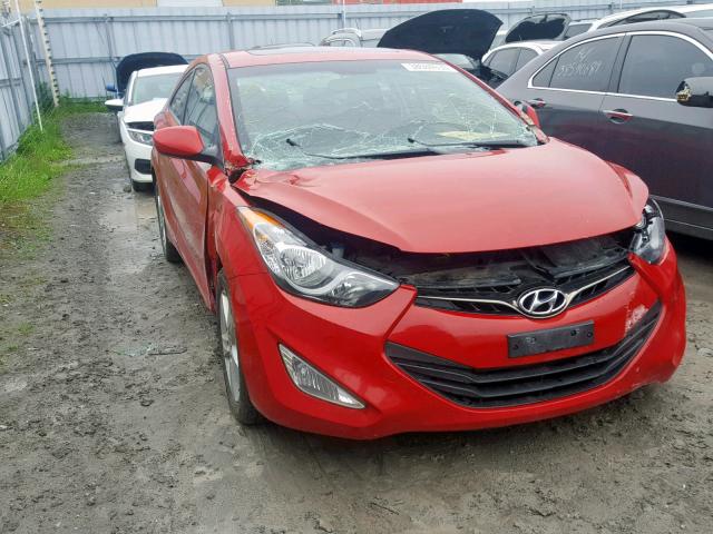 KMHDH6AE5DU007897 - 2013 HYUNDAI ELANTRA CO RED photo 1