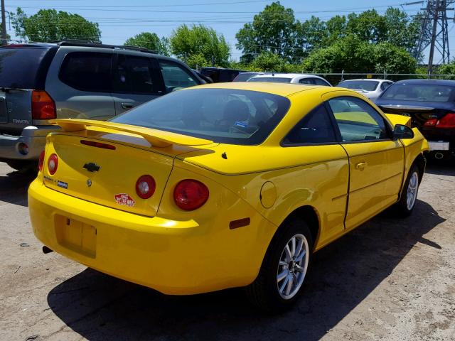 1G1AL15F977402625 - 2007 CHEVROLET COBALT LT YELLOW photo 4