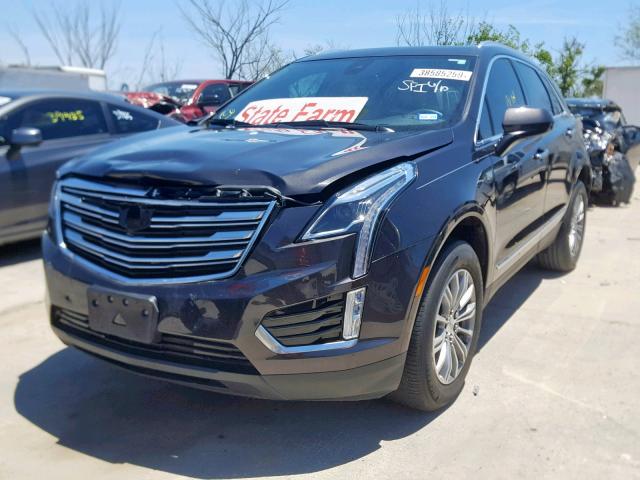 1GYKNBRS3HZ171773 - 2017 CADILLAC XT5 LUXURY GRAY photo 2