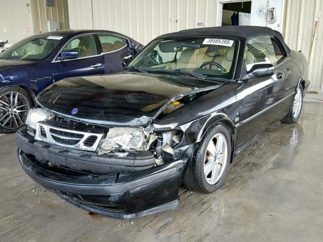 YS3DF78K827003455 - 2002 SAAB 9-3 SE BLACK photo 2