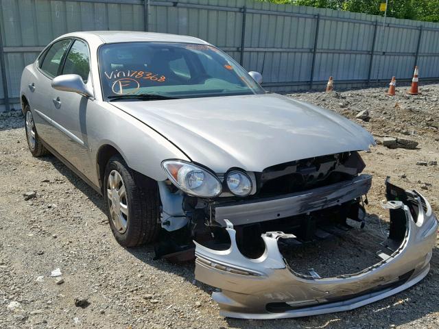 2G4WC582181178368 - 2008 BUICK LACROSSE C SILVER photo 1