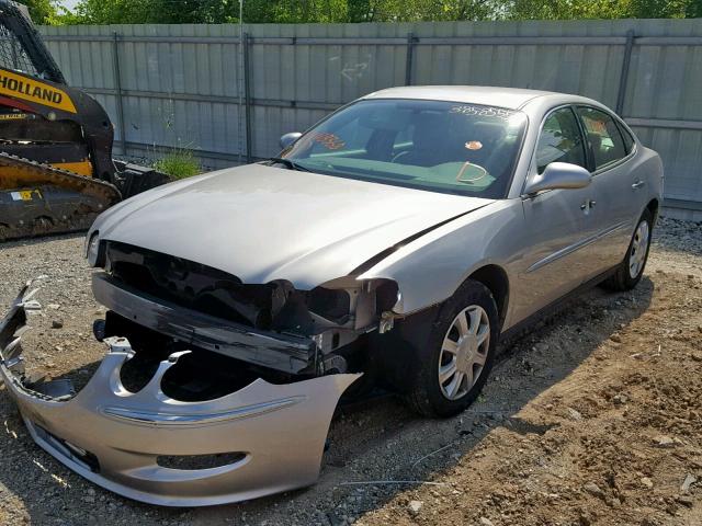 2G4WC582181178368 - 2008 BUICK LACROSSE C SILVER photo 2