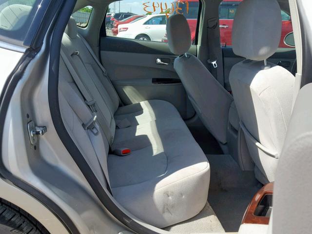 2G4WC582181178368 - 2008 BUICK LACROSSE C SILVER photo 6