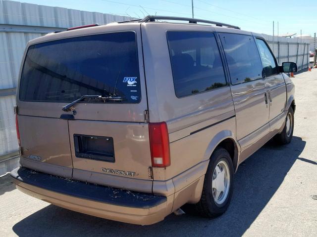 1GNDM19W4WB124439 - 1998 CHEVROLET ASTRO BROWN photo 4