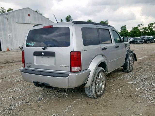 1D4PU4GK2AW157080 - 2010 DODGE NITRO HEAT SILVER photo 4