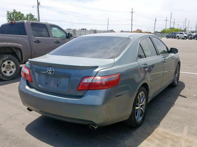 4T1BK46K77U555352 - 2007 TOYOTA CAMRY NEW GREEN photo 4