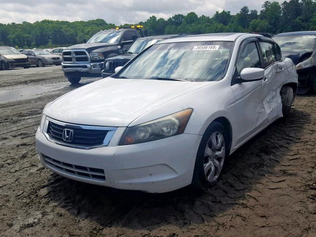 1HGCP26878A102999 - 2008 HONDA ACCORD EXL WHITE photo 2