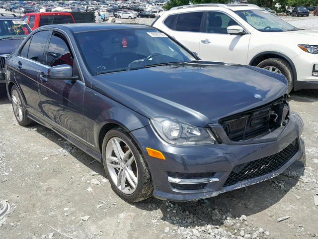 WDDGF4HB3DR268199 - 2013 MERCEDES-BENZ C 250 GRAY photo 1