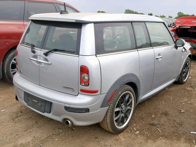 WMWMM33579TP92915 - 2009 MINI COOPER S C SILVER photo 4