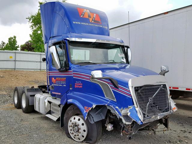 4V4NC9DF0FN926866 - 2015 VOLVO VN VNL BLUE photo 1