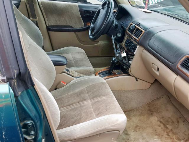 JF1SF65501H731941 - 2001 SUBARU FORESTER S GREEN photo 5