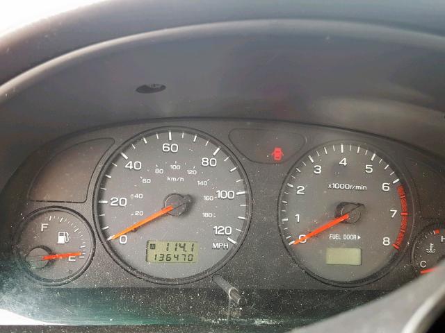 JF1SF65501H731941 - 2001 SUBARU FORESTER S GREEN photo 8