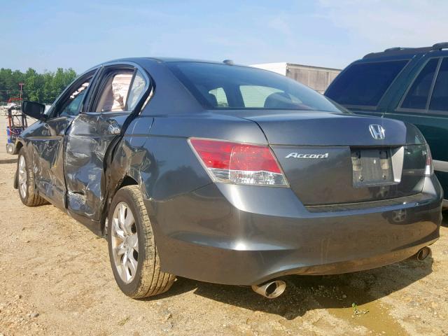 1HGCP36888A052118 - 2008 HONDA ACCORD EXL GRAY photo 3