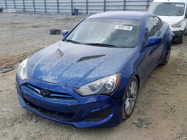 KMHHT6KD9DU091485 - 2013 HYUNDAI GENESIS CO BLUE photo 2