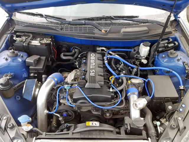 KMHHT6KD9DU091485 - 2013 HYUNDAI GENESIS CO BLUE photo 7