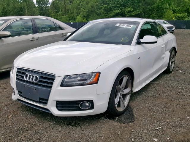 WAUWFAFR0AA000593 - 2010 AUDI A5 PRESTIG WHITE photo 2