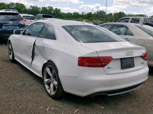 WAUWFAFR0AA000593 - 2010 AUDI A5 PRESTIG WHITE photo 3