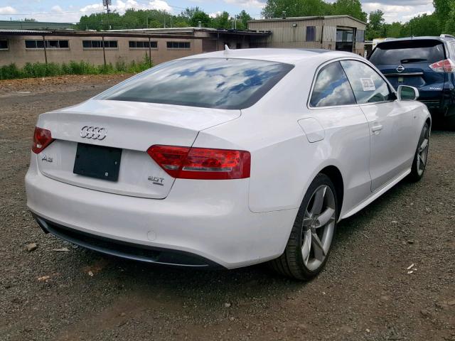 WAUWFAFR0AA000593 - 2010 AUDI A5 PRESTIG WHITE photo 4