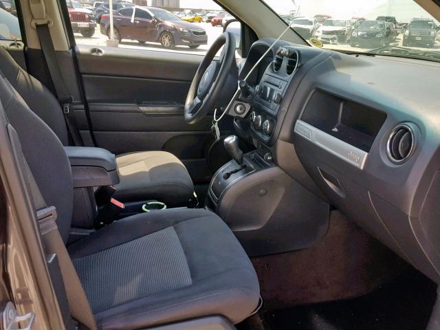 1C4NJCBA1FD313781 - 2015 JEEP COMPASS SP გრაფიტი ფოტო 5