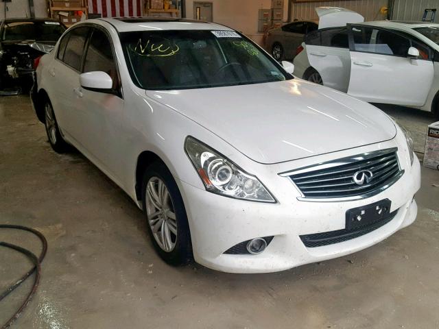 JN1CV6AP5BM504300 - 2011 INFINITI G37 BASE WHITE photo 1