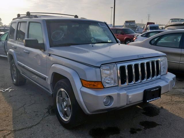 1J8HG48K38C100883 - 2008 JEEP COMMANDER SILVER photo 1