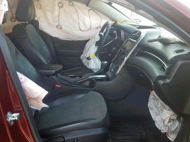 1G11C5SL0FF276502 - 2015 CHEVROLET MALIBU 1LT MAROON photo 5