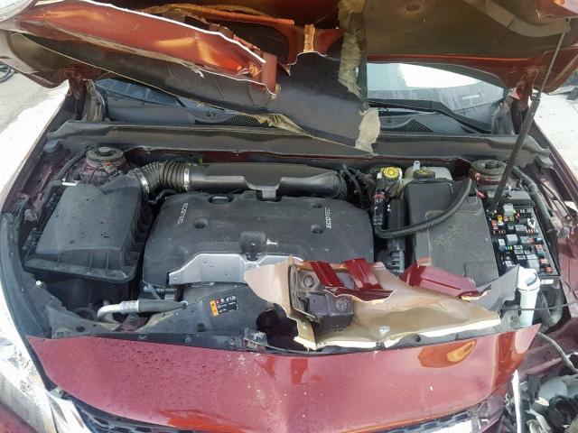 1G11C5SL0FF276502 - 2015 CHEVROLET MALIBU 1LT MAROON photo 7